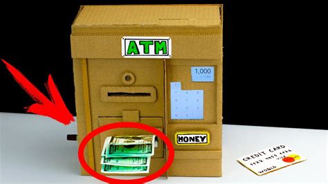 как сделать банкомат казино из картона